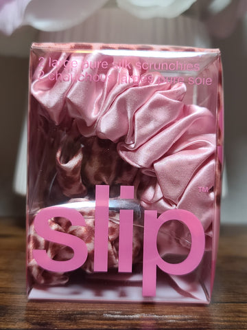 Slip Bridget (2 Large Pure Silk Scrunchies)