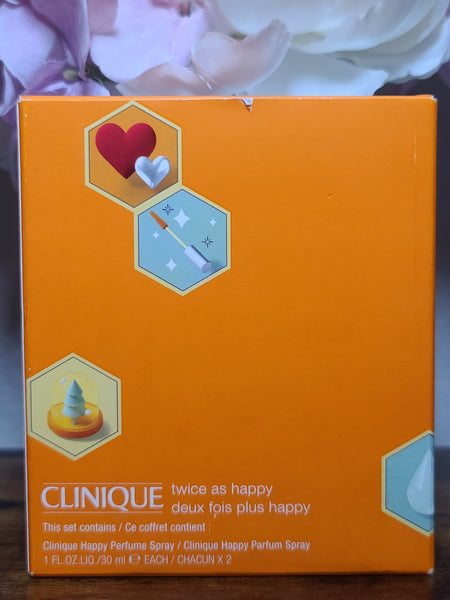 Clinique Twice As Happy Perfume Set ($102 Value)