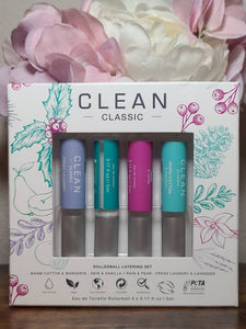 Clean Classic Rollerball Layering 4-Pc Set ($30 Value)