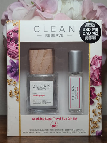 Clean Reserve Sparkling Sugar Travel Size Gift Set ($70 Value)