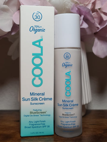 Coola Mineral Sun Silk Creme Organic Face Sunscreen SPF 30