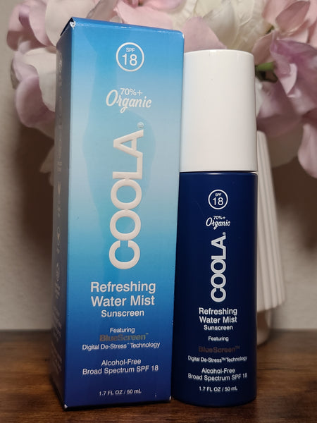 Coola Refreshing Water Mist Organic Face Sunscreen SPF 18