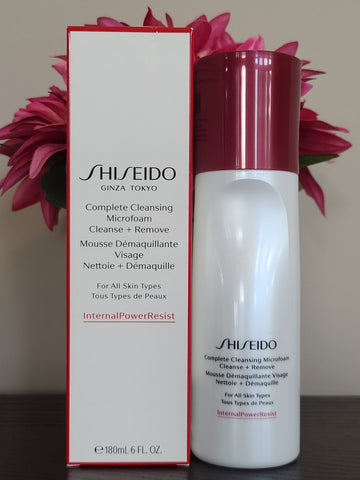 Shiseido Complete Cleansing Microfoam Cleanse+Remove