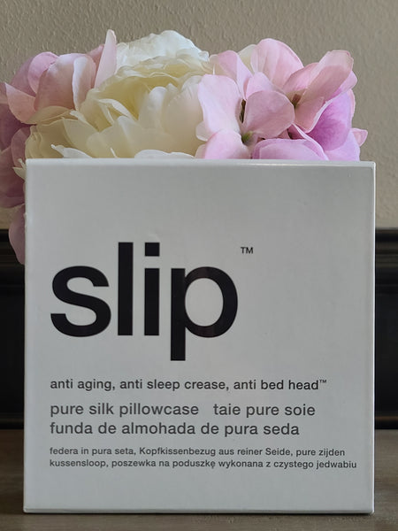 Slip Pure Silk Pillowcase (Euro 26” X 26” in White)