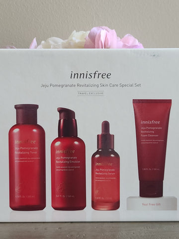 Innisfree Jeju Pomegranate Revitalizing Skin Care Special Set