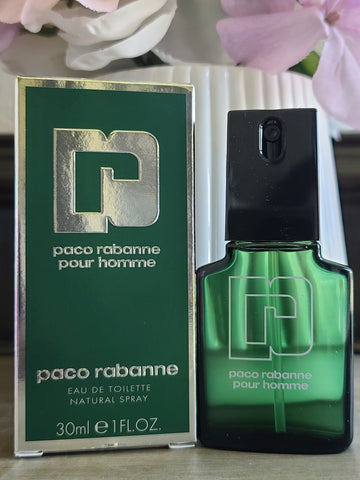 Paco Rabanne Pour Homme Eau de Toilette Natural Spray for Men - 1oz [SALE]