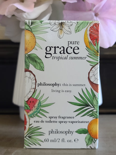 Philosophy Pure Grace Tropical Summer Eau de Toilette Spray for Women - 2oz [SALE]