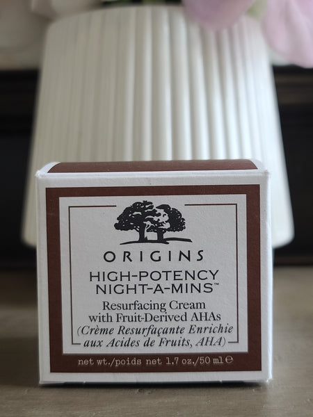 Origins High-Potency Night-A-Mins Resurfacing Cream with Fruit-Derived AHAs