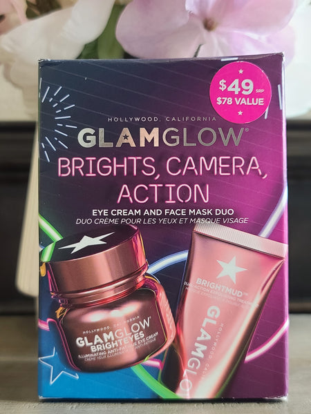 GLAMGLOW Brights, Camera, Action Eye Cream and Face Mask Duo ($78 Value)