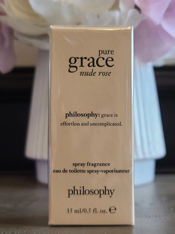 Philosophy Pure Grace Nude Rose Eau de Toilette for Women - 0.5oz