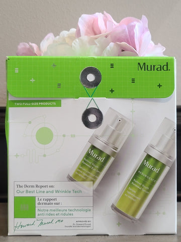 Murad The Derm Report on: Our Best Line and Wrinkle Tech 2-Pc Set