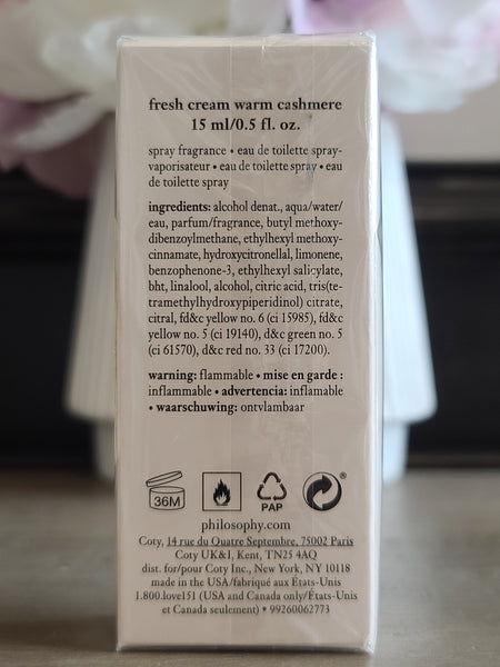 Philosophy Fresh Cream Warm Cashmere Eau de Toilette for Women