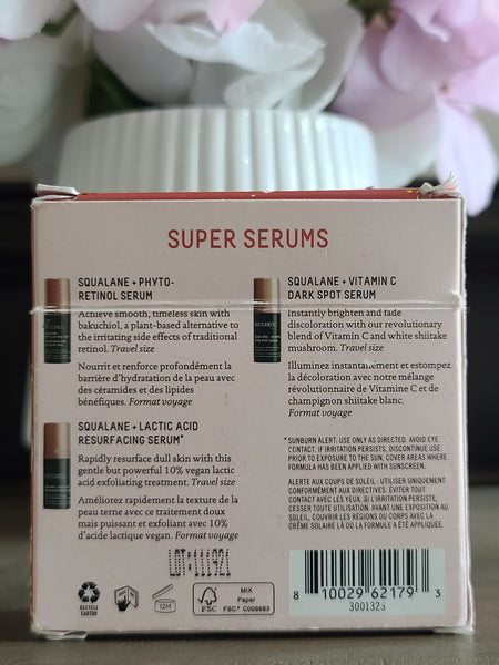 Biossance Super Serums 3-Pc Travel Set