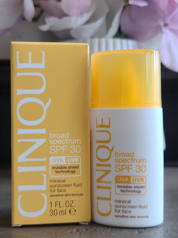 Clinique Broad Spectrum SPF 30 Mineral Sunscreen Fluid for Face