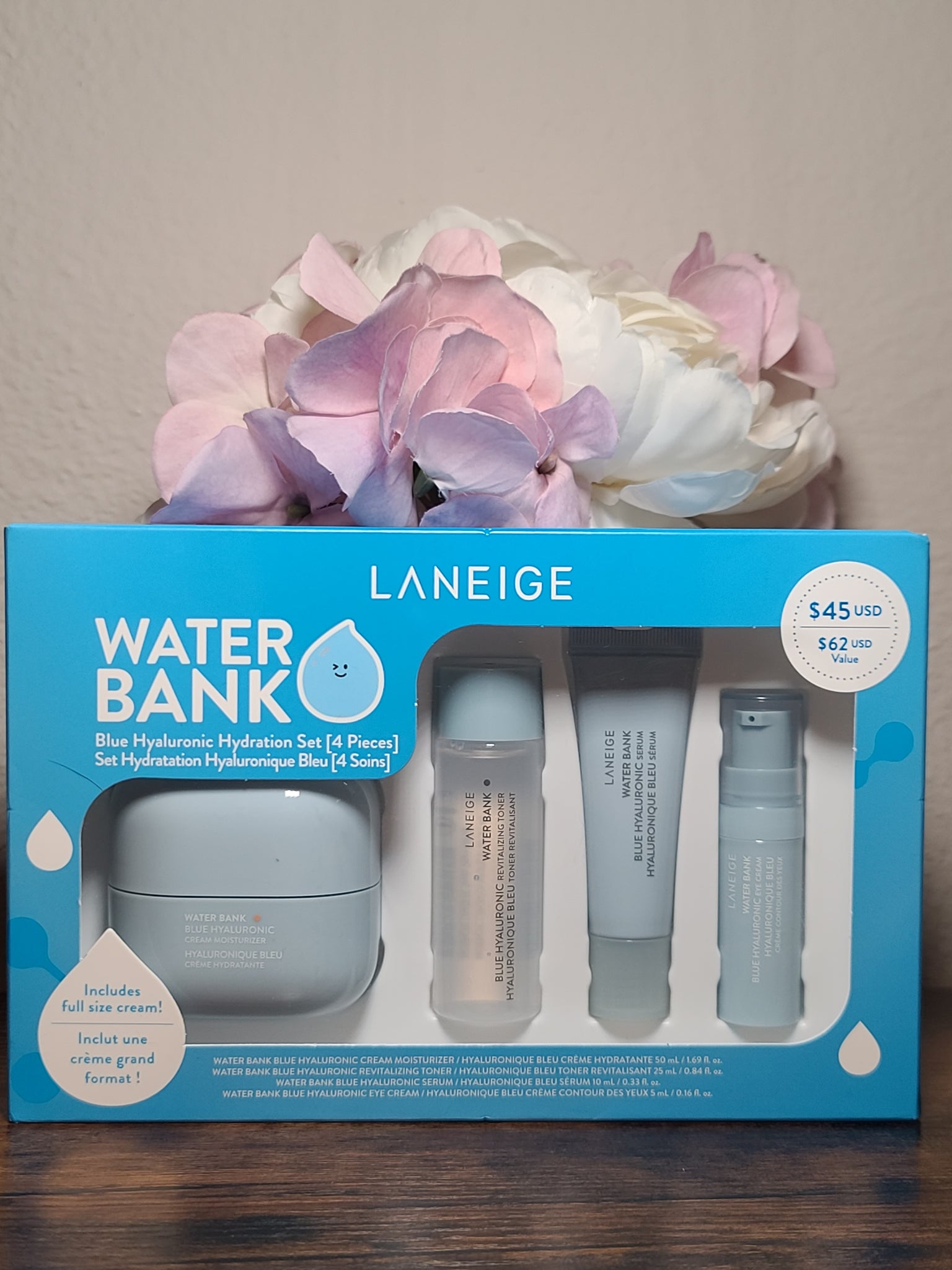 Laneige Water Bank Blue Hyaluronic Hydration 4-Pc Set ($62 Value)