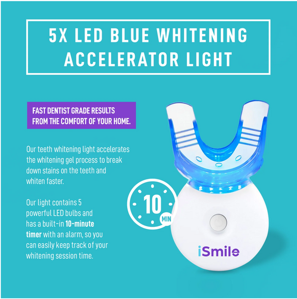 iSmile LED Light Activated Teeth Whitening Kit