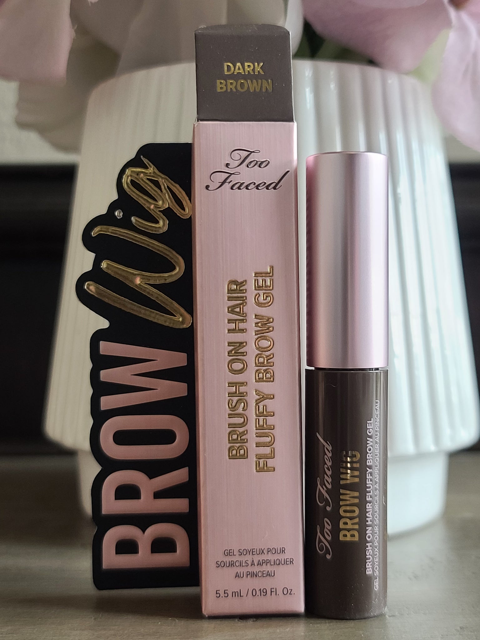 Too Faced Brow Wig Brush On Hair Fluffy Brow Gel Skintastic Beauty